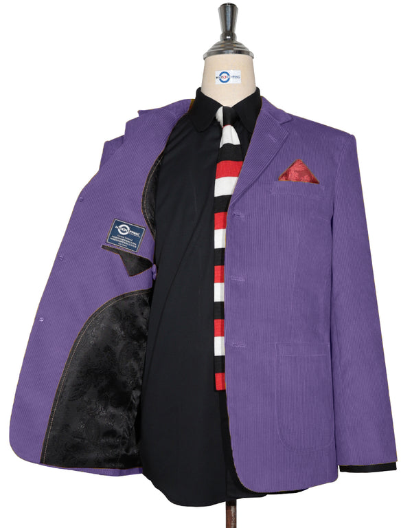 Corduroy Jacket - Purple Corduroy Jacket