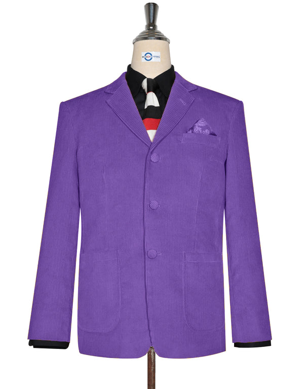 Corduroy Jacket - Purple Corduroy Jacket