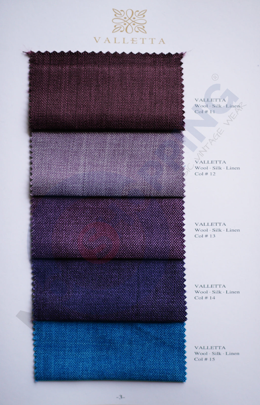 Bespoke 2 Piece Suit -  Valletta Fabric Collection 2 Piece Suit