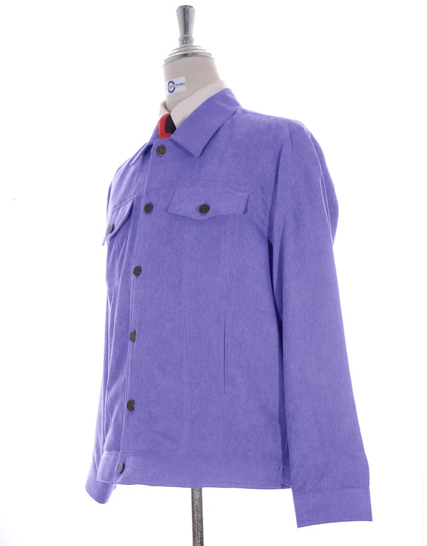 Vintage Purple Corduroy Jacket Modshopping Clothing