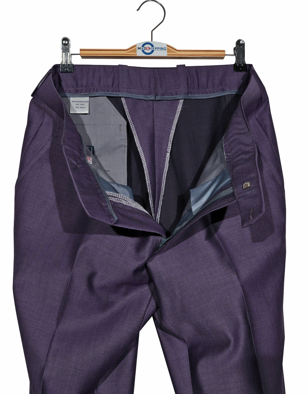 Violet and Black Two Tone Suit