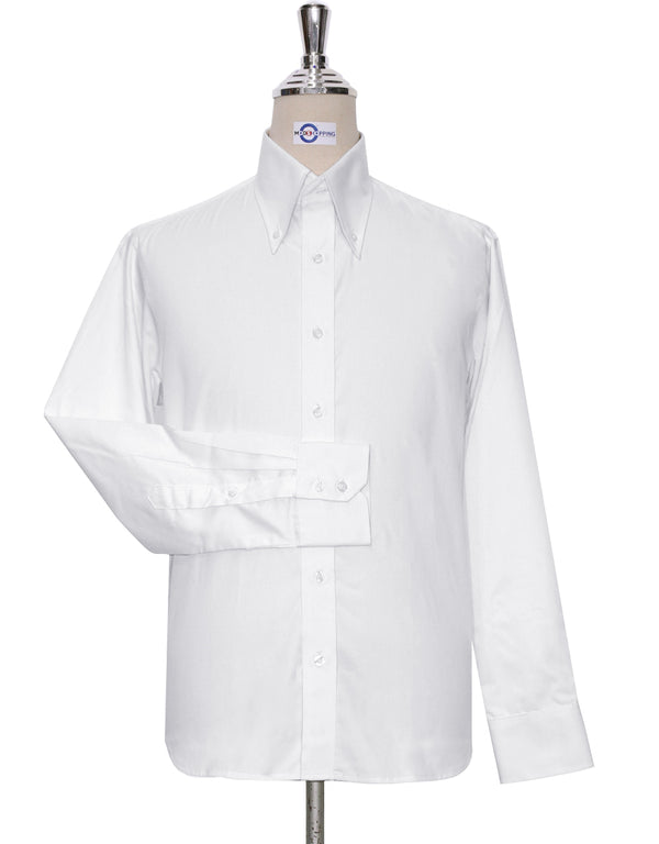 Button Down Shirt - White Button Down Collar Shirt