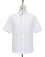 White Short Sleeve Shirt – Classic Cotton Casual Button-Up