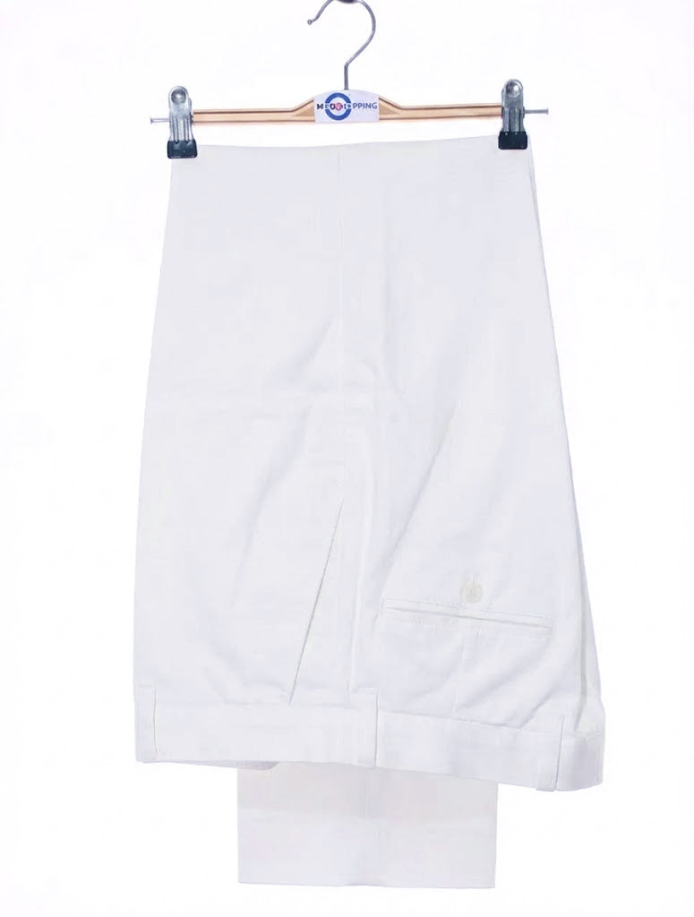 Mod Sta Press Trousers | White Sta Press Trouser