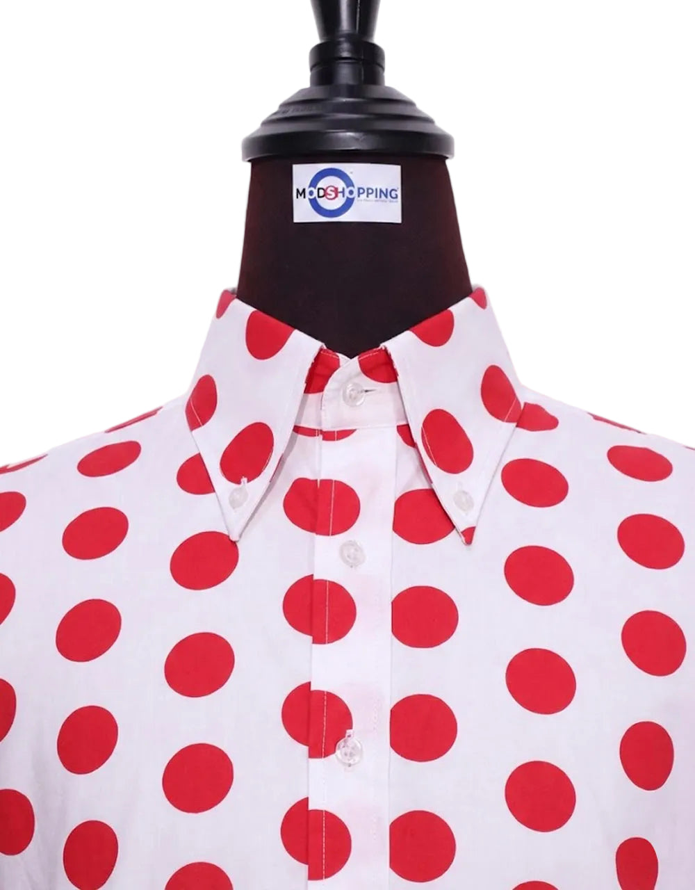 Red and White Polka Dot Shirt