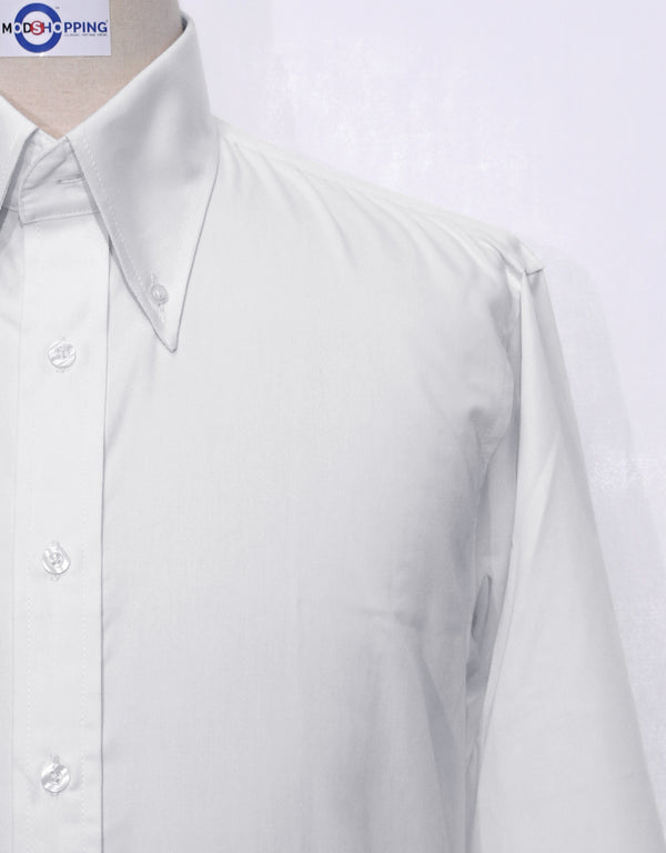 Button Down Shirt - White Button Down Collar Shirt