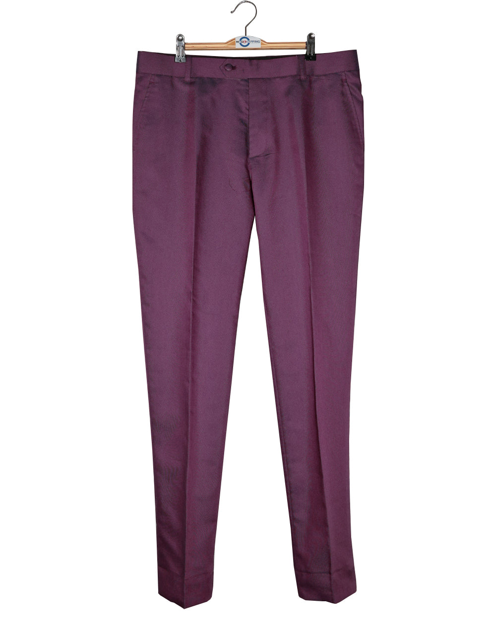 This Suit Only - Wine and Blue Two Tone Suit Chest 36 Regular Waist 30" Inside leg 32"