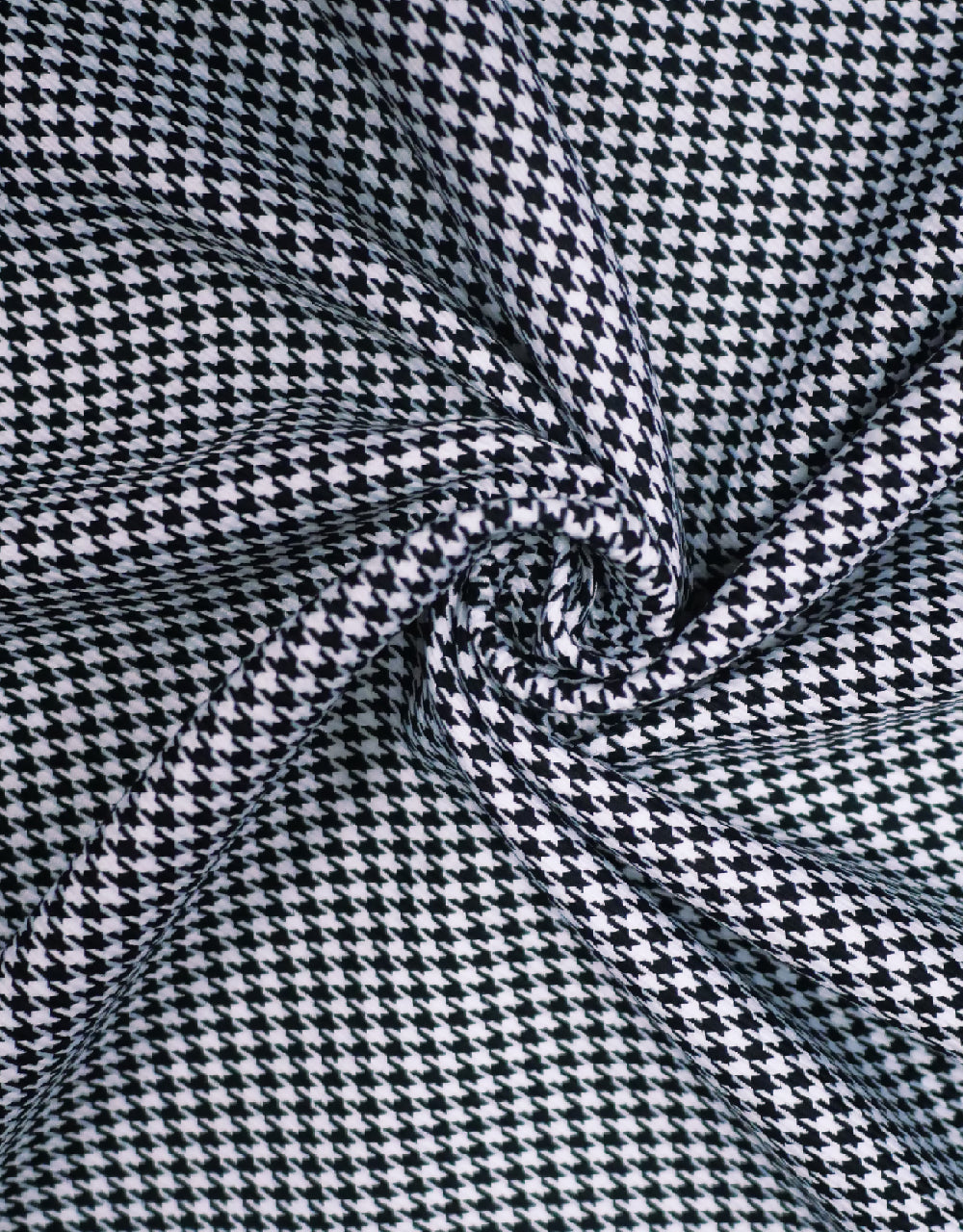 Black and White Houndstooth Fabric