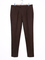 60s Mod Style Brown Sta Press Trousers