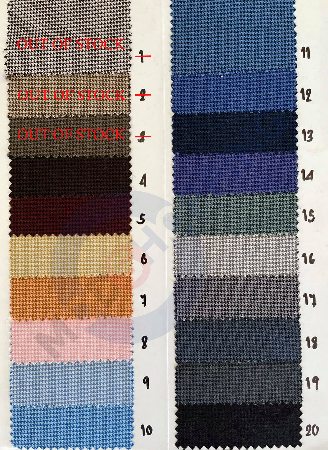 Bespoke Jacket Houndstooth Multi Color Tailored Jacket