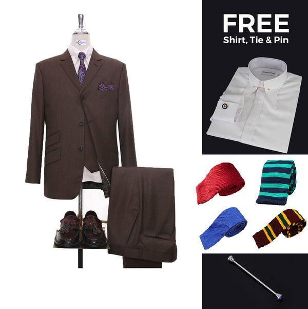 Suit deals | Buy 1 Brown Suit Get Free 3 Products