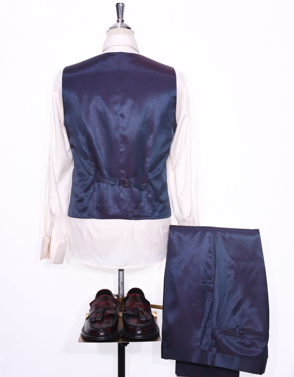 Red & Blue Two-Tone 3 Piece Suit