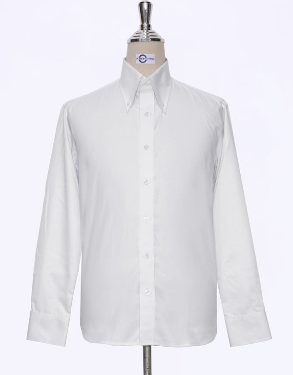 Button Down Shirt - White Button Down Collar Shirt