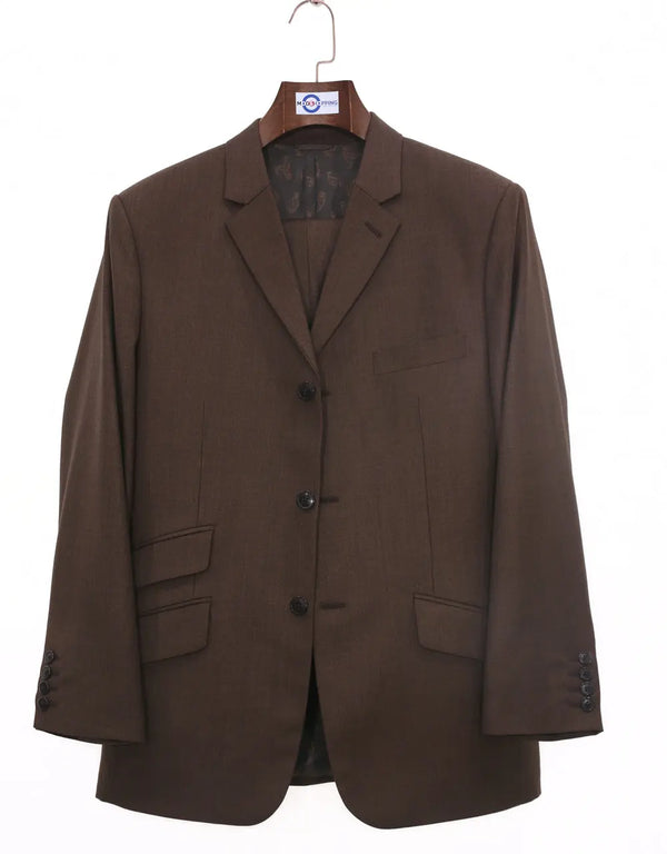 3 Piece Suit | Essential Brown Suit Modshopping Clothing