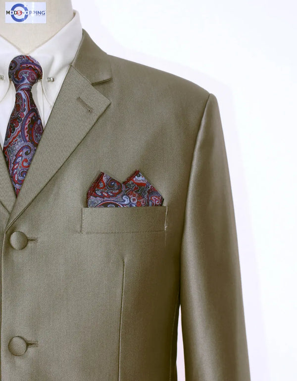 60s Mod Style Gold Tonic Suit Modshopping Clothing