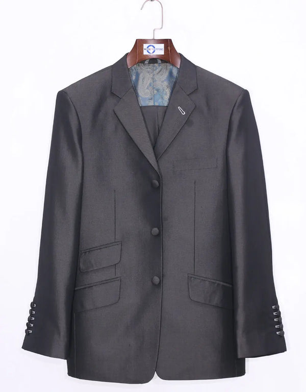 60s Vintage Style Golden Grey Tonic Suit Modshopping Clothing