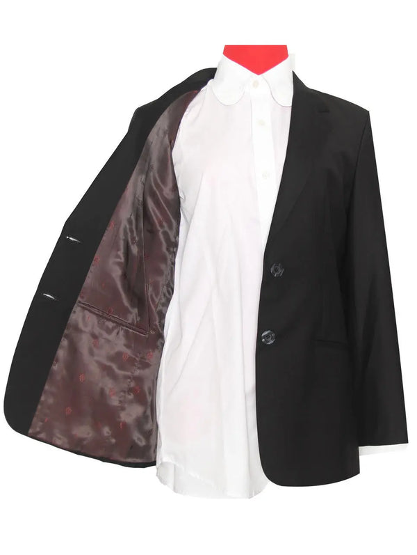 Black Suit | Tailored Black  2 Button Women Suit Modshopping Clothing