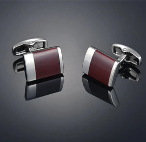 Brown And Silver Cufflinks For Mens Modshopping Clothing