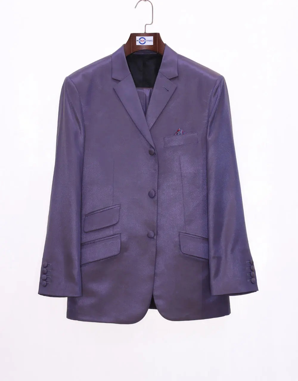 Brown and Purple Two Tone Suit Modshopping Clothing