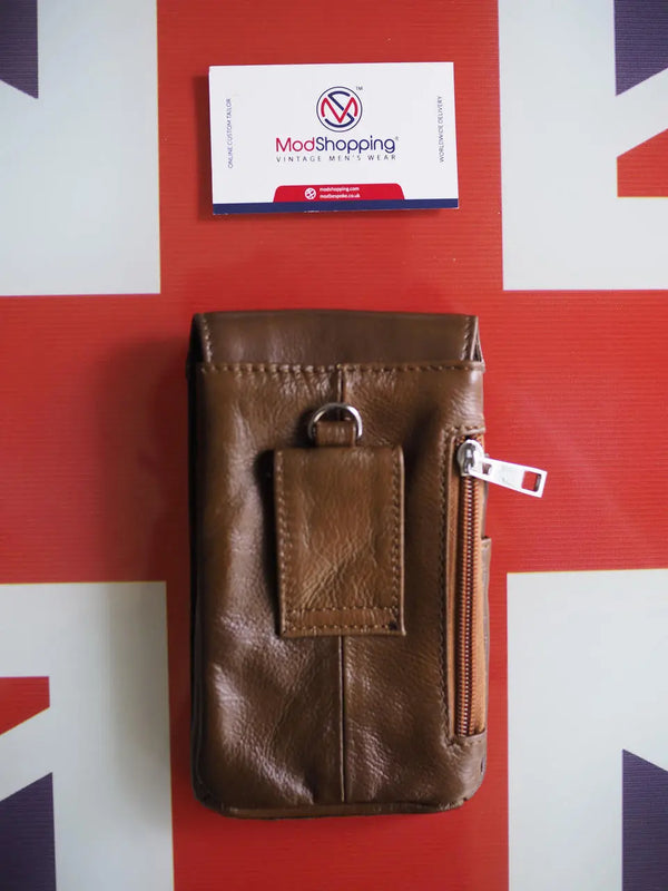 Brown vintage phone case Modshopping Clothing