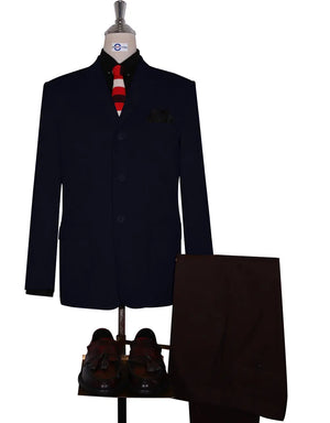 Corduroy Jacket - Navy Blue Corduroy Jacket Modshopping Clothing
