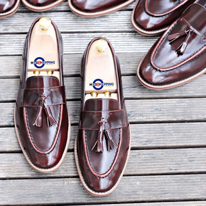 Leather Shoes Wild Tassel Shoe For Man's Modshopping Clothing