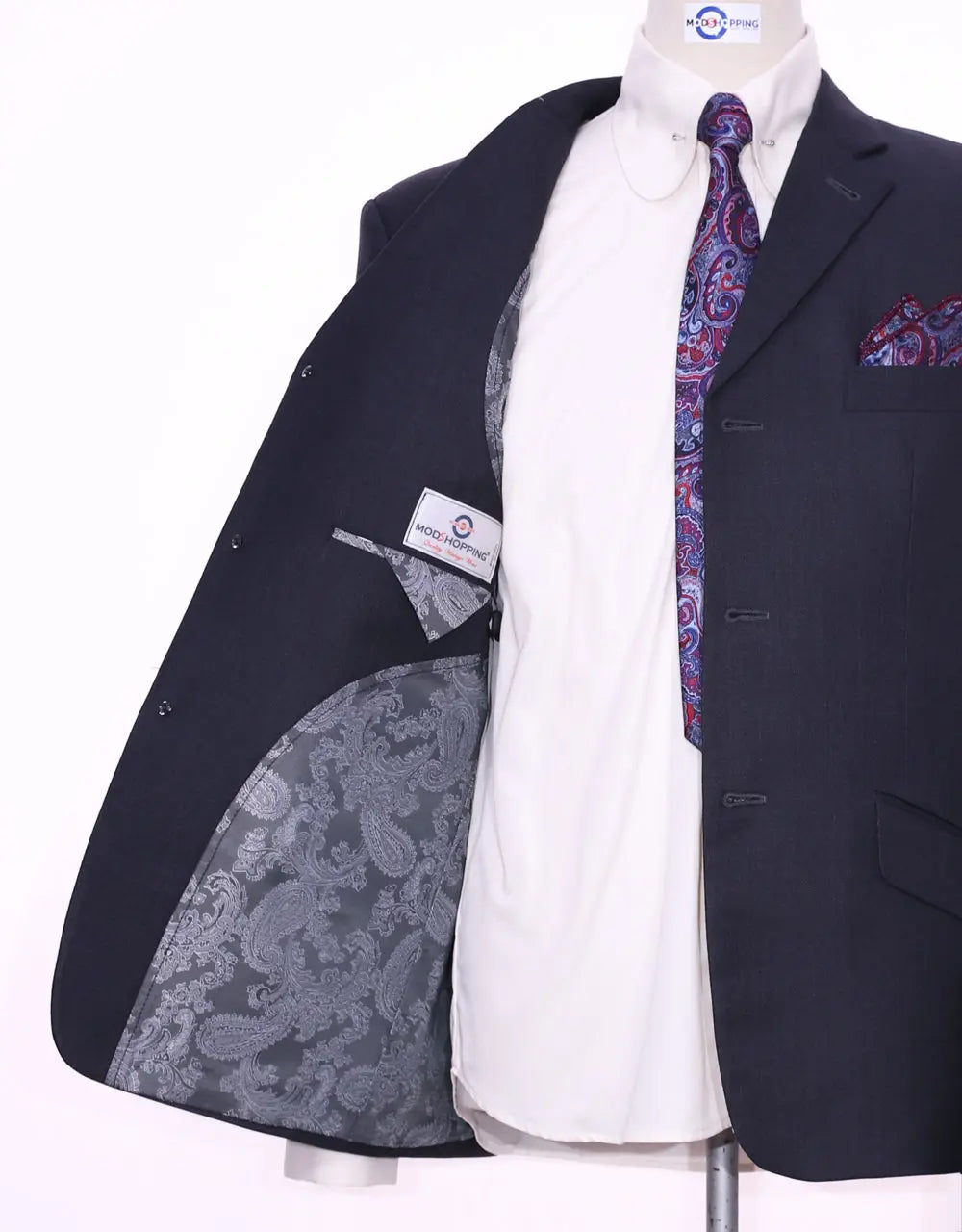 Mod Jacket - Charcoal Grey Jacket Men's Modshopping Clothing