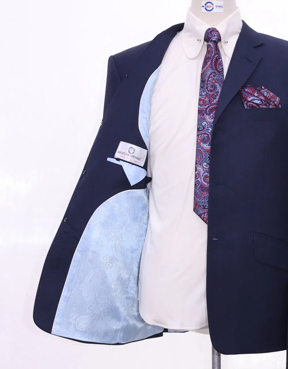 Mod Suit - 60s Mod Style Essential Navy Blue Suit Modshopping Clothing