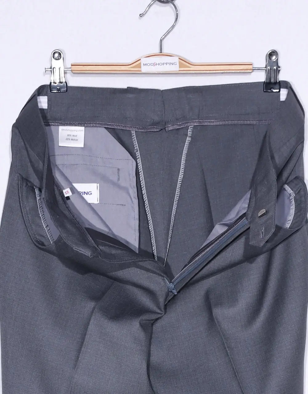 Mod Suit - 60s Mod Style Pale Grey Suit Modshopping Clothing