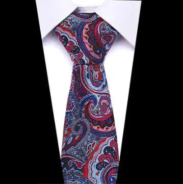 Necktie Multi Color Paisley For Men's Modshopping Clothing