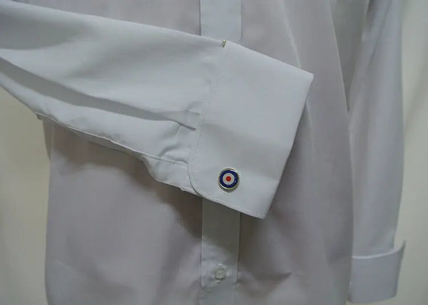 Penny Pin Collar Shirt - White Shirt for Men Modshopping Clothing