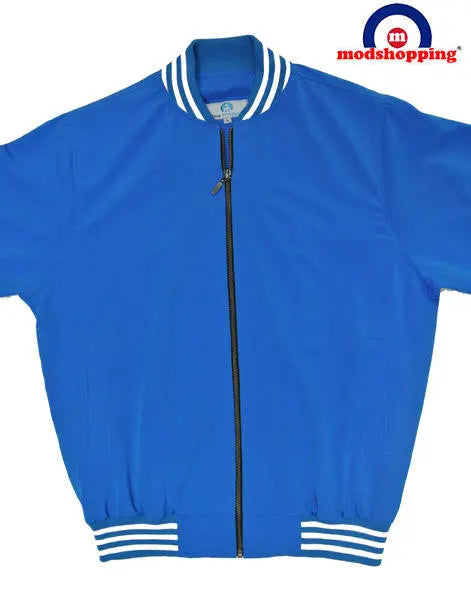 RETRO MOD 60'S MONKEY JACKET ROYAL BLUE 42 R Modshopping Clothing