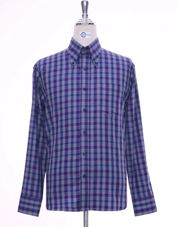 This Shirt Only - Multi Color Gun Club Check Shirt Modshopping Clothing