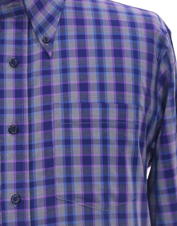 This Shirt Only - Multi Color Gun Club Check Shirt Modshopping Clothing