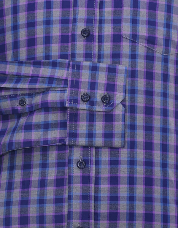 This Shirt Only - Multi Color Gun Club Check Shirt Modshopping Clothing