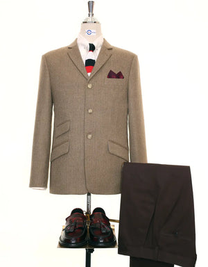 Tweed Jacket | 12 Colors Herringbone Tweed Jacket Modshopping Clothing
