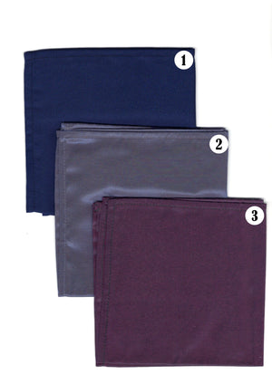Two Tone Color Pocket Square Modshopping Clothing