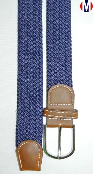 Woven Belts| Blue Elasticated Woven Belts Modshopping Clothing