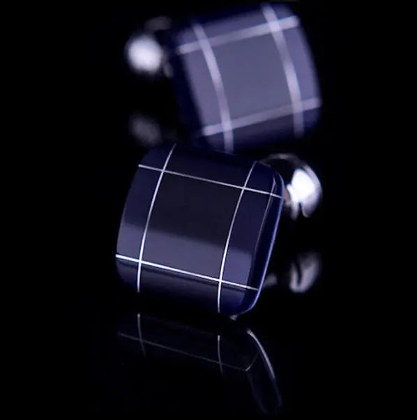 men's classical luxury stone square cufflinks for men, vintage style Modshopping Clothing