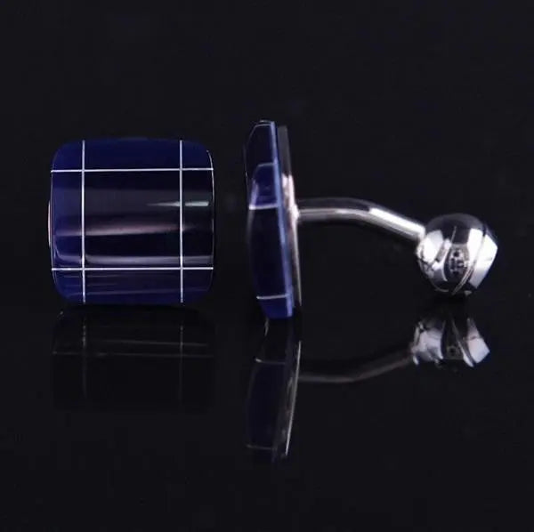 men's classical luxury stone square cufflinks for men, vintage style Modshopping Clothing