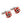 Load image into Gallery viewer, slim fit stainless steel red knots cufflinks for men Modshopping Clothing
